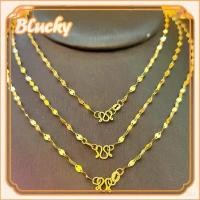 ราคา สร้อยคออิตาลี ชุบทองแท้ 18k สร้อยคอกิ๊บติดปาก สำหรับผู้หญิง ของขวัญ แพ้ง่าย ไม่หมอง (1730442736069544526)