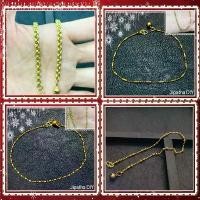 ราคา [COD] Jipatha DIY สร้อยข้อเท้า ทองเหลืองแท้ มีแบบให้เลือก 4 ลาย ข้อเท้าทองเหลืองแท้ ความยาวโดยประมาณ 23 ซม (1732050976381766323)