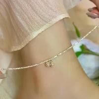 ราคา สร้อยข้อเท้า ผู้หญิง ชิ้นงาช้างเล็ก ๆ พร้อมกระดิ่ง เครื่องประดับนำโชค (1730910426785286475)