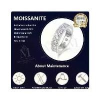 ราคา แหวน Moissanite รุ่น The Prince เพชรรอบ 18 เม็ด น้ำหนักรวม 5.4 กะรัต แหวนดีไซน์เรียบหรูแต่แฝงความอลังการ ด้วยเพชร Moissa (1731790306897593739)