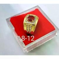 ราคา On time แหวนทอง 18K พลอยทับทิมสีแดงล้อมเพชร สวยสดใส ไม่ลอก ไม่ดำ ใช้ได้นานเป็นปี รับประกันคุณภาพ ใส่แล้วร่ำรวยๆ (1732315493710269415)