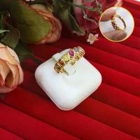 ราคา Thailand แหวนพลอยนพเก้า ฟรีไซส์ ปรับขนาดได้ แหวนทอง แหวนพลอย เสริมบารมี ใส่ออกงานได้ แหวนไมครอน แหวนทองชุบ แหวนทองเหลืองแท้ (1732329507045346271)