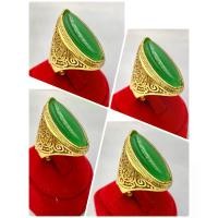 ราคา [พร้อมส่ง] แหวนทอง 18K พลอยตาแมวสีเขียว ช่วยเสริมสี ความอุดมสมบูรณ์ ร่ำรวยร่มเย็น (1731370511903000243)