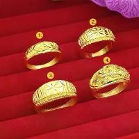 ราคา [COD] [พร้อมส่ง] [จัดส่งทันที] แหวนทอง 1-2สลึง แหวนตัดลาย แหวนหงส์คู่มังกร แหวนทองเหลืองแท้ ใส่แทนแหวนทองแท้ได้ ชุบเศษทอง ทองไมครอน เสริมดวงเสริมบารมี (1732165233715939993)