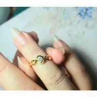 ราคา ของแท้ 100% แหวนเพชรCZรัสเซียเกรด5A ชุบทองคำ18kแท้ๆ#ทองเหมือนจริง (1731687729912317888)