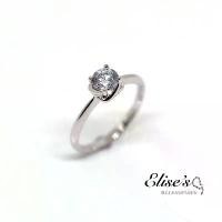 ราคา Elise's รุ่น ER-2186 แหวนเพชร Classic CZ เกรดพรีเมี่ยม น้ำ 100 หน้าเพชรขนาด 1 กะรัต แหวนคู่รัก แหวนแต่งงาน คลังสินค้า (1731566429637805272)