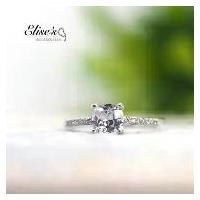 ราคา ER-1053 แหวนเพชร CZ สไตล์อิตาลี่ พรีเมี่ยมน้ำ100 หน้าเพชรเหลี่ยมขนาด 0.7 กะรัต พร้อมเพชรประดับรอบ จัดส่งเฉพาะจุด (1731601629978330297)