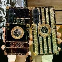 ราคา เคสโทรศัพท์, เคสสำหรับ Samsung Galaxy A55, A35, A15, A23, แหวนเพชร, ดอกไม้ผี, กันกระแทก (1730150539192011549)