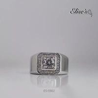 ราคา ER-5503 แหวนเพชรCZ ทองคำขาว หน้าเพชรกว้าง 6 มิล ประมาณ 0.7 กะรัต พร้อมเพชรล้อม 30 เม็ด โดดเด่น งานจิวเวลรี่ แหวนผู้ชาย คําแนะนําการขายที่ร้อนแรงในเดือนนี้ (1731916178199381190)