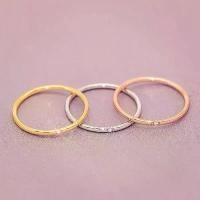 ราคา แหวนเพชร แหวนบางเล็ก ไทเทเนี่ยม หน้าบาง งานเพชรเม็ดเดียว แหวนสแตนเลสแท้ สินค้าแนะนำ (1731913564593489964)