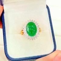 ราคา แหวนปรับไซส์ แหวนพลอยสีเขียวหยก แหวนเพชรSwiss แหวนเพชรcz แหวนทองไมครอม แหวนฟรีไซร์ งานพรีเมี่ยม (1731331259040171521)