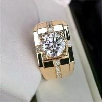 ราคา แหวนเพชรอัญมณีเทียม, สำหรับผู้ชาย, ฝังแหวนแยก, แหวนเพชร 3 แถว, แหวนผู้ชายแขน, แหวนแต่งงาน, แหวนธุรกิจกระดุมเปิดปรับได้ (1732137200510733223)