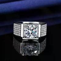 ราคา แหวนเพชร, แหวนเพชร, ฝังเพชรเต็ม 3 กะรัต, ไลฟ์หรู, เทรนด์แฟชั่น, สำหรับผู้ชาย, [COD] (1731809715652887863)
