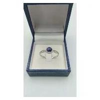 ราคา แหวนไพลิน ( แหวนพลอยแท้ ) เงินแท้925 ชุบทองคำขาว ขายดี (1731839188675364019)