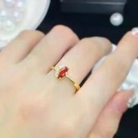 ราคา แหวนบุษราคัม ฝังทองลุ่มน้ำ ขายร้อน สำหรับผู้หญิง ทันสมัย รูปทรงตาแมวยืดหยุ่น เปิดปรับได้ แฟชั่น (1732179682541210598)