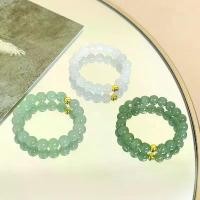 ราคา แหวนหยก หญิง สีเขียวอ่อน เหมือนหินน้ำแข็ง แหวนลูกปัด ก้านสไตล์โบราณ แหวนลูกปัดสีขาว สร้อยข้อมือเรียบง่าย พร้อมหยก (1732252805665032754)