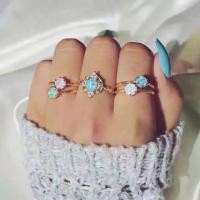 ราคา แหวนหยก สไตล์ยุโรปและอเมริกา แหวนหาง สีพาสเทล เลียนแบบโอปอล แหวนสนับมือ ชุด 5 ชิ้น สำหรับผู้หญิง ทำจากเหรียญ (1731729879725934174)