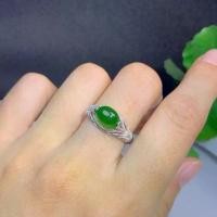 ราคา [COD] [พร้อมสต็อกในไทย]แหวน แหวนแฟชั่น แหวนผู้หญิง ring women แหวนหยก แหวนพลอย หยกพม่าแท้ หัวหยกเขียว (อาเกต) ล้อมเพชร ตัวจริงสวยมาก ไม่ลอก ไม่ดำ แหวนอาเกตเทียมสตรี,แหวนปรับได้สี (1731361396177274543)