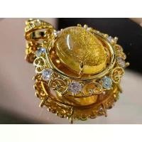 ราคา เทียม หินไหมทอง จี้ชุบทอง 24k จี้เพชร คําแนะนําการขายที่ร้อนแรงในเดือนนี้ (1731472127505304159)