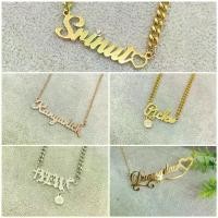 ราคา สร้อยคอชื่อตัวอักษร ฝังเพชร จี้เพชร 1 เม็ด เวลาในการผลิต 3-5 วัน (1732324279919020284)