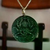 ราคา จี้หยก แกะสลัก เจ้าแม่กวนอิม พันมือ จี้กลม งานแกะสวย ขนาด หน้ากลมกว้าง 35 มิล หนา 6 มิล (1730076275809028765)