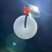 ราคา จี้หัวเข็มขัดสันติภาพ, หยกธรรมชาติพม่าเกรด A, ของแท้, สร้อยคอเชือกถัก, จี้หยก, ของขวัญ Qixi (1731358236056520436)