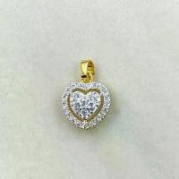 ราคา จี้หัวใจเพชร ✅เหมาะกับสร้อยคอ1-2สลึง จี้ทอง ทองโคลนนิ่ง 0312 (1731812604329559603)