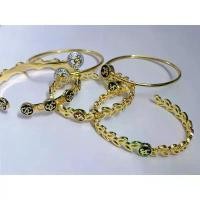 ราคา กำไลแบรนด์เนมกำไลหุ้มทอง กำไลชุบทองแท้ไม่ลอกไม่ดำ กำไล ฟรีไซด์ ขายร้อน (1731839567415052171)