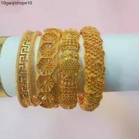 ราคา กำไลทอง ข้อมืออินเดีย กำไลชุบทอง แบบสวมสำหรับผู้ใหญ่ สไตล์ดูไบ (1731757239332406295)