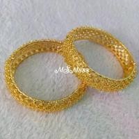 ราคา กำไลทอง (ราคาต่อ 1 วง ) กำไลสีทอง กำไลเจ้าสาว เครื่องประดับชุดไทย กำไลพิกุล กำไลลายพิกุล (1729598570465692204)