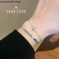 ราคา กําไลโอมแท้ MEETกำไลเงิน Star Love กำไลเงินแท้ สร้อยข้อมือปรับได้ กำไลแฟชั่น กำไลข้อมือเงินแท้ กำไลเพชร (1731895255028303690)