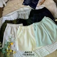 ราคา [Back to Basic] กางเกงขาสั้นผู้หญิง ผ้าสำลี สายฝอ สายเกา Sweatpants Shorts รุ่น Cozy (สำลี) แนะนำ (1731805354420111042)