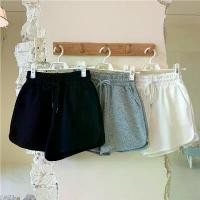 ราคา กางเกงขาวอร์มขาสั้น ผู้หญิง ผ้าสำลี สายฝอ สายเกา Sweatpants Shorts รุ่น Cozy (สำลี) (1731387181120521281)