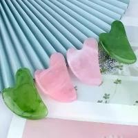 ราคา เครื่องนวดหน้า, หินหยกธรรมชาติ, กัวซา, พร้อมเครื่องขูดจานกาวโรสควอตซ์, เหมาะสำหรับนวดหน้าและลำคอ, อุปกรณ์นวดหน้า, สำหรับนวดตัวและหลัง Massage (1730838309745625287)