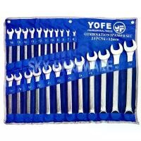 ราคา YOFE ชุด แหวนข้าง ปากตาย ประแจแหวนข้างปากตาย 6-32mm 23ชิ้น (สีนำ้เงิน) (1731852696196645922)