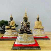 ราคา พระแก้วมรกต 3ฤดู สีสามกษัตริย์ เนื้อแร่เหล็กน้ำพี้ ขนาด หน้าตัก 5 นิ้ว ฐาน 7 นิ้ว สูง 11 นิ้ว 1ชุด3องค์ (1729740011851516250)