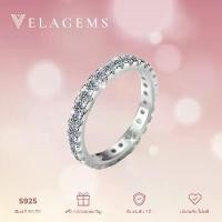 ราคา แหวนเพชรโมซาไนท์ Eternity Ring แหวนแถวเต็มวง (เม็ดละ 0.03ct) | เงินแท้ 92.5% ชุบโรเดียม / ชุบทอง 18K ไม่คัน ไม่แพ้ Nickel & Lead Free | แถมฟรี Jewelry Gift Set | รับประกัน 1 ปี + (1731630152391624374)