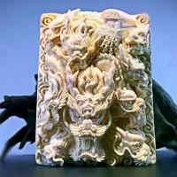 ราคา แกะสลักผลไม้งาช้าง, จี้มังกรสิบเก้ามังกร, แกะสลักไม้, หรูหราระดับไฮเอนด์, B673, สำหรับราศี cat surprise gift (1731747766451537451)