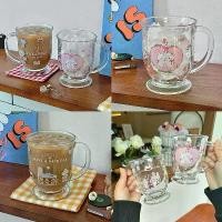 ราคา พร้อมส่ง แก้วน้ำ ทรงถ้วยไอติม มีมือจับ แก้วกาแฟ แก้วชา แก้วใส น่ารักมากๆ gift ของขวัญ แก้วน่ารักๆ 71027 (1731916819452691740)