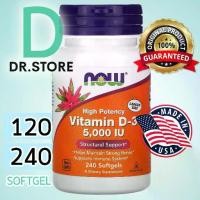 ราคา D3 NOW FOOD Vitamin D3 วิตามิน ดี3 ขนาด 125 มคก. (5,000 IU) (1732208824867195560)