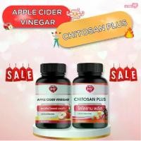 ราคา Hi plus ไฮ พลัส วิตามิน เซ็ทคู่สุดคุ้ม (Apple vinegar+Chitosan plus) พร้อมส่ง (1732085013815069321)