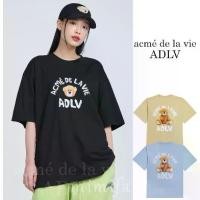 ราคา OVERSIZED ADLV ตุ๊กตาหมี (หมีเท็ดดี้) เสื้อยืดแขนสั้นสีดำ สีเบจ SKYBLUE [acme De la vie] acmedelavie (1731523618822718599)