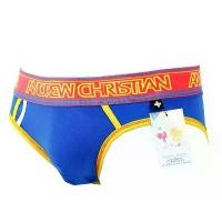 ราคา GUEENseefghjseshangmao ขายดีประจำเดือนนี้ Andrew Christian กางเกงว่ายน้ำและกางเกงชั้นในชาย รุ่น 9911 Tighty Whitie Punked Brief w-Almost Naked (1731751642192053354)