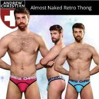 ราคา กางเกงในชายเซ็กซี่ Andrew Christian รุ่น Almost Naked Cotton Thong แนะนำ Clothing Man ผู้ชาย กางเกงชั้นในของผู้ชาย บ ๊ อก เ ซ อ ร ์ ข อ ง ผ ู ้ ช า ย กางเกงในผู้ชายขาสั้น กางเกงบ็อกเซอร์ (173168241522