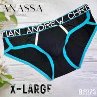 ราคา กางเกงในชายเซ็กซี่ Andrew Christian Sexy Men Underwear Retro Almost Naked Brief, Black, X-Large Clothing ผู้ชาย Cotton (1731074176904956642)