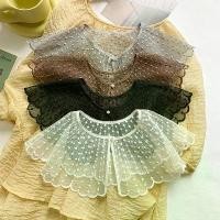 ราคา ผ้าคลุมไหล่เล็ก สไตล์เกาหลี ฤดูร้อน เนื้อบาง แต่งลายลูกไม้ breathable แฟชั่น christian veil (1731278881194280820)
