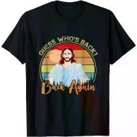 ราคา Guess Who's Back? Happy Easter! Jesus Christian Matching T-Shirt (1731789909021461190)