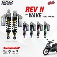 ราคา โช๊คOKD รุ่น REV II (ตัวท็อป) (สำหรับใส่ Wave) โช๊คOKDแท้ โช๊คแต่งOKD โช๊คแต่งOKD โช๊คอัพ okd thailand โช๊คokd โช๊คหลัง (1731794065728374606)