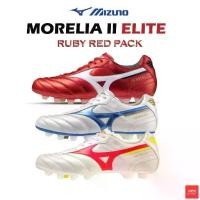 ราคา MIZUNO Morelia II ELITE รองเท้าฟุตบอล สตั๊ด หนังจิงโจ้ มิซูโน่ แท้ (1731862628697408954)