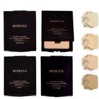 ราคา (แป้งตลับสีดำ) แป้งพัฟ เมอร์เรซกา แบบขนาดพกพา 7g. Merrezca Excellent Covering Skin Setting Pressed Powder คุมความมัน (1731560488498726081)